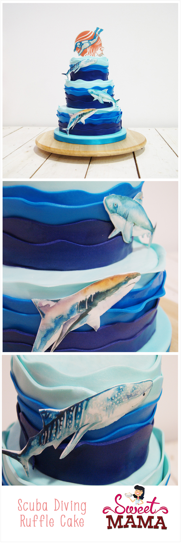 sweetmama-pastel-fondant-submarinismo-con-tiburones